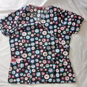 DICKIES Nurse’s Nursing Scrubs Scrub Top M